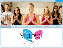 Tablet Screenshot of air-yoga.co.uk